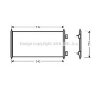 Конденсатор, кондиционер AVA QUALITY COOLING FD5303 FD5303 AVA QUALITY COOLING - купить в магазине запчастей по Украине