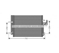 FD5428D AVA QUALITY COOLING - купить в магазине запчастей по Украине