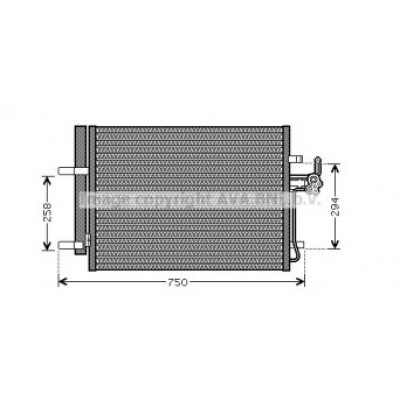 Конденсатор, кондиционер FD5428D AVA QUALITY COOLING - купить в магазине запчастей по Украине