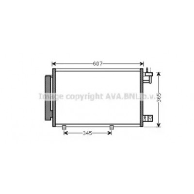 Конденсатор, кондиционер FD5439 AVA QUALITY COOLING - купить в магазине запчастей по Украине