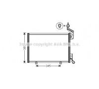 Конденсатор, кондиционер AVA QUALITY COOLING FD5444 FD5444 AVA QUALITY COOLING - купить в магазине запчастей по Украине