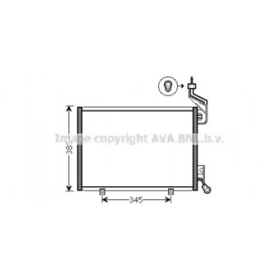 Конденсатор, кондиционер FD5444 AVA QUALITY COOLING - купить в магазине запчастей по Украине