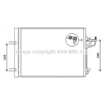 Конденсатор, кондиционер FD5488D AVA QUALITY COOLING - купити в магазині запчастин по Україні