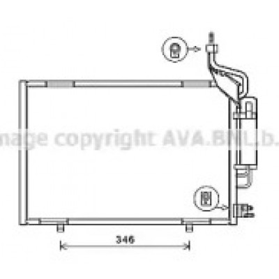 Конденсатор, кондиционер FD5597D AVA QUALITY COOLING - купить в магазине запчастей по Украине