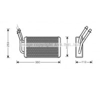 FD6316 AVA QUALITY COOLING - купить в магазине запчастей по Украине