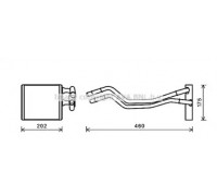 FD6455 AVA QUALITY COOLING - купить в магазине запчастей по Украине
