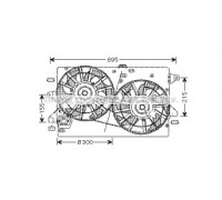 Вентилятор, охлаждение двигателя AVA QUALITY COOLING FD7502 FD7502 AVA QUALITY COOLING - купить в магазине запчастей по Украине