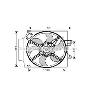 Вентилятор, охлаждение двигателя FD7513 AVA QUALITY COOLING - купить в магазине запчастей по Украине