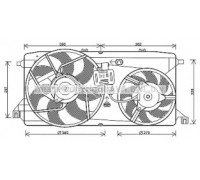 FD7543 AVA QUALITY COOLING - купить в магазине запчастей по Украине
