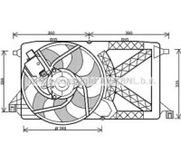 FD7544 AVA QUALITY COOLING - купить в магазине запчастей по Украине