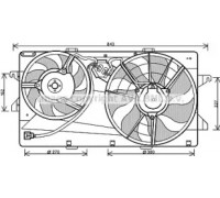 FD7549 AVA QUALITY COOLING - купить в магазине запчастей по Украине