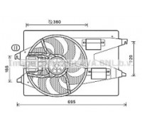 FD7555 AVA QUALITY COOLING - купить в магазине запчастей по Украине