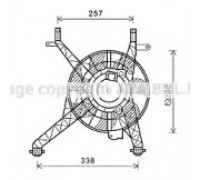 FD7558 AVA QUALITY COOLING - купить в магазине запчастей по Украине