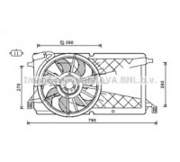 FD7566 AVA QUALITY COOLING - купить в магазине запчастей по Украине