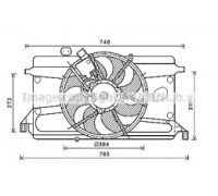 FD7573 AVA QUALITY COOLING - купить в магазине запчастей по Украине