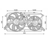 FD7579 AVA QUALITY COOLING - купить в магазине запчастей по Украине