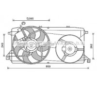 FD7580 AVA QUALITY COOLING - купить в магазине запчастей по Украине
