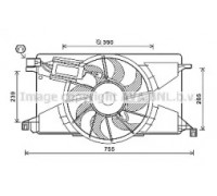 Вентилятор, охлаждение двигателя AVA QUALITY COOLING FD7608 FD7608 AVA QUALITY COOLING - купить в магазине запчастей по Украине