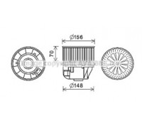 Электродвигатель, вентиляция салона AVA QUALITY COOLING FD8618 FD8618 AVA QUALITY COOLING - купить в магазине запчастей по Украине
