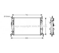 FDA2596 AVA QUALITY COOLING - купить в магазине запчастей по Украине