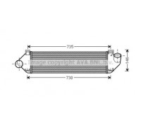 Интеркулер AVA QUALITY COOLING FDA4438 FDA4438 AVA QUALITY COOLING - купить в магазине запчастей по Украине