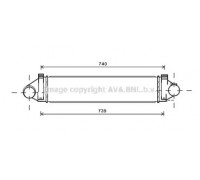 Интеркулер AVA QUALITY COOLING FDA4494 FDA4494 AVA QUALITY COOLING - купить в магазине запчастей по Украине