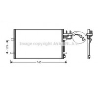 Конденсатор, кондиционер AVA QUALITY COOLING FDA5367 FDA5367 AVA QUALITY COOLING - купить в магазине запчастей по Украине