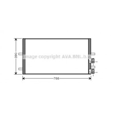 Конденсатор, кондиционер FDA5407 AVA QUALITY COOLING - купить в магазине запчастей по Украине