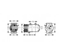 FDAK416 AVA QUALITY COOLING - купить в магазине запчастей по Украине