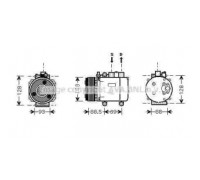 FDK174 AVA QUALITY COOLING - купить в магазине запчастей по Украине