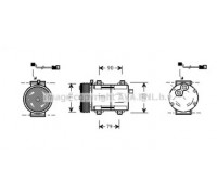 FDK282 AVA QUALITY COOLING - купить в магазине запчастей по Украине