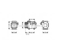 FDK451 AVA QUALITY COOLING - купить в магазине запчастей по Украине