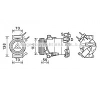 FDK586 AVA QUALITY COOLING - купить в магазине запчастей по Украине