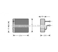 FDV089 AVA QUALITY COOLING - купить в магазине запчастей по Украине
