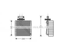 FDV270 AVA QUALITY COOLING - купить в магазине запчастей по Украине