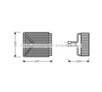 FDV371 AVA QUALITY COOLING - купить в магазине запчастей по Украине