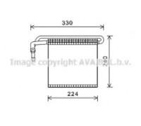FDV459 AVA QUALITY COOLING - купить в магазине запчастей по Украине