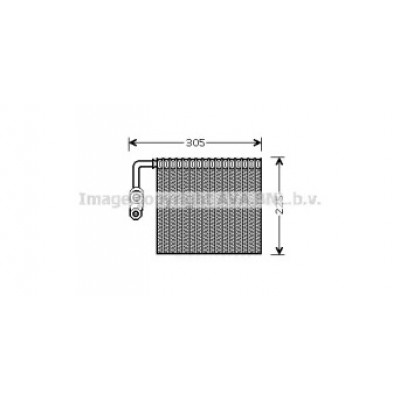 Испаритель, кондиционер FDV467 AVA QUALITY COOLING - купить в магазине запчастей по Украине