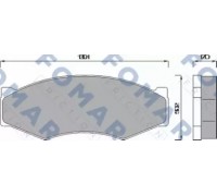 FO441581 FOMAR Friction - купити в магазині запчастин по Україні