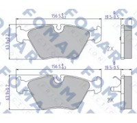 Комплект тормозных колодок, дисковый тормоз FOMAR Friction FO 449481 FO449481 FOMAR Friction - купити в магазині запчастин по Україні