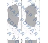 Комплект тормозных колодок, дисковый тормоз FOMAR Friction FO 457481 FO457481 FOMAR Friction - купити в магазині запчастин по Україні