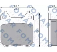 FO468781 FOMAR Friction - купити в магазині запчастин по Україні