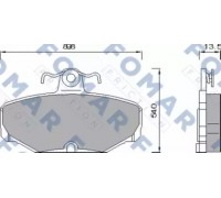 FO468981 FOMAR Friction - купити в магазині запчастин по Україні