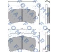 FO477481 FOMAR Friction - купити в магазині запчастин по Україні