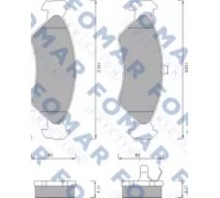 FO487081 FOMAR Friction - купити в магазині запчастин по Україні