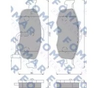 FO493081 FOMAR Friction - купити в магазині запчастин по Україні