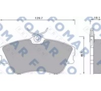 FO625381 FOMAR Friction - купити в магазині запчастин по Україні