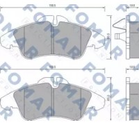 FO627281 FOMAR Friction - купить в магазине запчастей по Украине