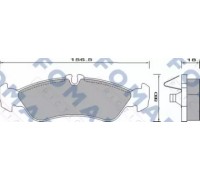 FO627781 FOMAR Friction - купити в магазині запчастин по Україні