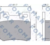 FO639281 FOMAR Friction - купить в магазине запчастей по Украине
